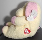New 1999 Vintage Baby Ty Dogbaby The Dog Rattle Plush W heart Tags 12     