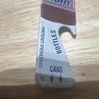 Vintage Budweiser Budlight  Beer Bottle Shape Opener Enamel Key Chain Key Ring