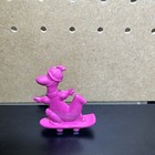 Vintage Dino Flintstones Figure Fruity Pebbles Cereal Toy 1991 Hbp-skateboard