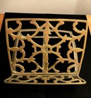 Vintage Solid Brass Music Bible Book Folding Holder Desk Top