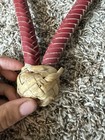 Natural burgundy Rawhide Core Bosal Western Hackamore