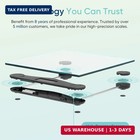 Etekcity Digital Body Weight Bathroom Scale  6mm Tempered Glass  400 Lbs   Large