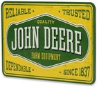 John Deere Reliable Trusted Farm Equipment Metal Sign - Vintage John Deere Wall 