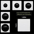 40pcs Clear Square Silver Dollar Coin Holder Capsules   2 X 2 Inch Silver Coin Cas