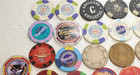 Lot Of 38 Vintage Casino Poker Chips Token Lake Tahoe Las Vegas Reno Nevada   