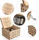 You Are My Sunshine Music Box  Gift For Mom From Son  Wood Laser Engraved Vintag