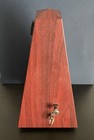 Wittner Wind Up Metronome Mahogany Wood Germany Tested   Working Video Nice 