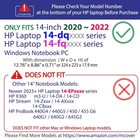 New Mcover   Hard Case For 14  Hp Laptop 14-dqxxxx 14-fq0000 Series Windows Pc