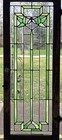 Antique Arts   Crafts Leaded Stained Glass Window Door 48 x18  Chicago Prairie B