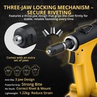 Pneumatic Riveter - Air Rivet Gun  3 32   1 8   5 32   3 16   1 4  Capacity     