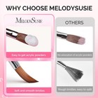 3-piece Acrylic Nail Brush Set - Sizes 8 10 14  Professional Nail Art Tool For A