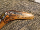 Boomerang Australian Vintage Souvenir 6 5  Hand Painted Kangaroo