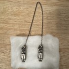 R  Blackinton   Co Vintage Sterling Silver Double Pouting Dutch Girl Bib Clip