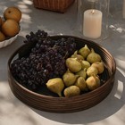 Round Woven Rattan Tray - Threshold A Collection With  thisoakhouse