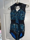 A Wish Come True Size Sa Dance Costume Leotard Sequins