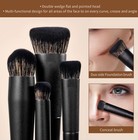 Makeup Brushes Set Jessup Make Up Brushes 14pcs Black Kabuki Foundation