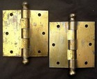 20 Avail Clean Pair 3 5 x3 5 Antique Vintage Old Brass Steel Interior Door Hinge