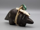 Vintage Stone Zuni Wolf Or Coyote Fetish