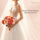 Ultra-realistic Wedding Fall Bridal Bouquet 12 Inch Real Touch For Bride