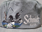 Schmidt Beer - Vintage Corduroy Trucker Cap Hat - W  Loons - Spartan - Usa Made