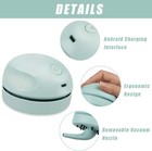 - Mini Usb Desktop Vacuum     Rechargeable Crumb Cleaner For Desk   Keyboard