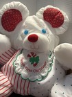 Vtg Puffalump Babys First Christmas Mouse W Rattle Inside 1990 Fisher Price  R2