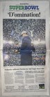 Seattle Times Feb 9 2026 Seahawks Super Bowl Redemption Newspaper Champs