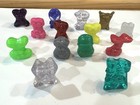 Vtg 90 s Gogos Crazy Bones Original Classic Lot Of 13   1 Hielocos Blue Alien