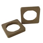 Pair Of 4 5 Inch Universal Mdf Wood Speaker Spacer Rings