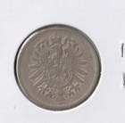 Coin Germany  empire  1 Mark 1875 A Km7  Silver
