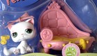 Littlest Pet Shop Super Sassy Pets 2006 Vintage White Kitty Cat  148 Hasbro Nip