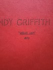 Original Andy Griffith Show Tv Script  quiet Sam  With Handwritten Notes