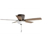 Hampton Bay Melrose 52 In  Led Hugger Bronze Ceiling Fan Light Kit 5 Blades
