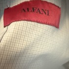 Alfani Beige 44r Cotton Twill  2-button Notch Lapel Inner Pockets