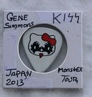 Gene Simmons Tour Issued Guitar Pick 2013 Japan Monster Tour Rare