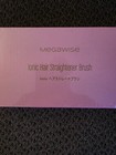 Megawise Ionic Pro Ceramic Hair Straightener Brush Fast Heating Dual Voltage Nib