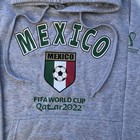 Mexico Fifa World Cup 2022 Qatar Officially Licensed Hoodie Men   s Small Grey