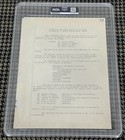 Thomas Edison   Partners Signed Autograph 1920 Document Psa dna Encapsulated