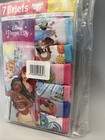 Disney Princess Little Girls 7 Pack Briefs Size 8 New