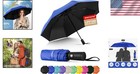 Windproof Auto Travel Umbrella Compact Folding Uv Protection For Rain And Sun
