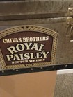 Rare Vintage Chivas Brothers Royal Paisley Scotch Whiskey Locker Promo Display