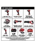 Milwaukee M18 Fuel 7-tool Combo Kit  Chuck Size 1 4in   Drive Size 1 4in  