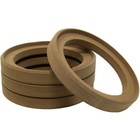 4pcs Flush Mount 6 5  Speaker Rings Mdf Car Audio Mounting Spacer Replacement