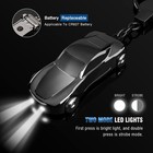 Creative Key Chain Car Keychain Flashlight With 2 Modes Led Lights 2 In 1 Car