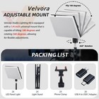 2 Pack Led Video Light Kit Studio 2700-7500k Dimmable Photo Tripod Photography