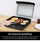 Ninja Sizzle Smokeless 14  Indoor Grill   Griddle  hot    