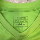 Adidas Alliance Boys Soccer Jersey Long Sleeve Green Size L  13-14y 