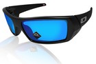Oakley Gascan Matte Black Frame Prizm Sapphire Polarized Lens Sunglasses 0oo9014
