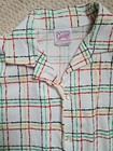 Original Vintage Retro 70s 80s Shirt Blouse Xs Uk6