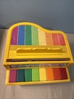 Vintage Fisher Price Grand Piano 1986 Rainbow Keys Pop Up Animals Musical Toy